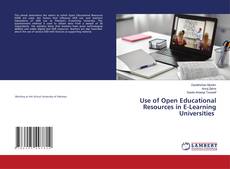 Bookcover of Use of Open Educational Resources in E-Learning Universities