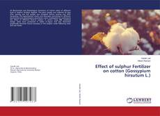 Copertina di Effect of sulphur Fertilizer on cotton (Gossypium hirsutum L.)
