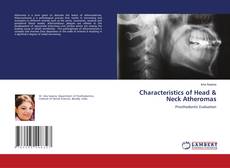 Buchcover von Characteristics of Head & Neck Atheromas