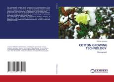 COTTON GROWING TECHNOLOGY kitap kapağı