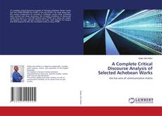 Buchcover von A Complete Critical Discourse Analysis of Selected Achebean Works