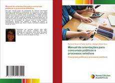 Capa do livro de Manual de orientações para concursos públicos e processos seletivos 