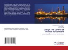 Portada del libro de Design and Control of Thermal Power Plant