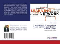 Buchcover von Implementing community-based learning activities in a medical college