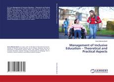 Copertina di Management of Inclusive Education – Theoretical and Practical Aspects