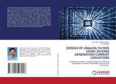 Buchcover von DESIGN OF ANALOG FILTERS USING SECOND GENERATION CURRENT CONVEYORS