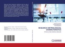 Buchcover von RESEARCH METROLOGICAL CHARACTERISTICS