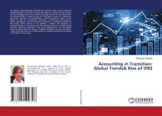 Portada del libro de Accounting in Transition: Global Trends& Rise of IFRS