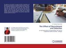 Buchcover von The Effect of Recruitment and Selection