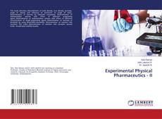 Buchcover von Experimental Physical Pharmaceutics - II