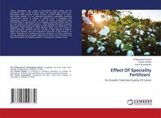 Buchcover von Effect Of Speciality Fertilizers