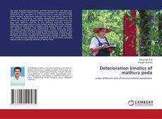 Copertina di Deterioration kinetics of mathura peda