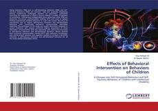 Buchcover von Effects of Behavioral Intervention on Behaviors of Children