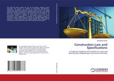 Buchcover von Construction Law and Specifications