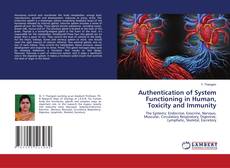 Buchcover von Authentication of System Functioning in Human, Toxicity and Immunity