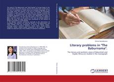 Buchcover von Literary problems in "The Baburnama".