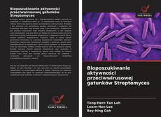 Copertina di Bioposzukiwanie aktywności przeciwwirusowej gatunków Streptomyces