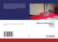 Resource Technology in Sewing的封面