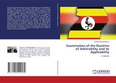 Buchcover von Examination of the Doctrine of Arbitrability and its Applicability