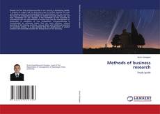 Buchcover von Methods of business research