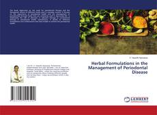Herbal Formulations in the Management of Periodontal Disease的封面