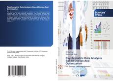 Copertina di Psychometric Data Analysis Based Design And Optimization