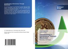 Copertina di Transforming e-Governance Through Blockchain