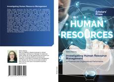 Investigating Human Resource Management kitap kapağı