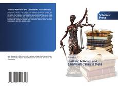 Bookcover of Judicial Activism and Landmark Cases in India