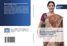 Обложка Women empowerment through Swarnajayanthi Gram Swarozgar Vojana
