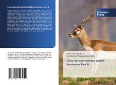 Capa do livro de Faunal Diversity of Indian Wildlife Sanctuaries: Part- III 
