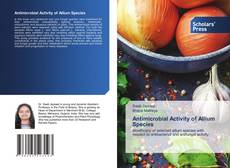 Capa do livro de Antimicrobial Activity of Allium Species 
