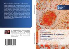 Characterization of Surfactant & Electrolyte的封面