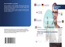 Copertina di Oral translation in practice