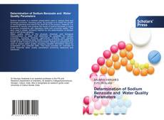 Determination of Sodium Benzoate and Water Quality Parameters kitap kapağı