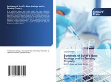 Обложка Synthesis of Schiff’s Base Analogs and Its Sensing Property