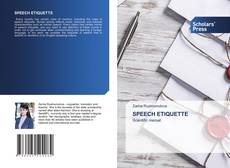 Copertina di SPEECH ETIQUETTE