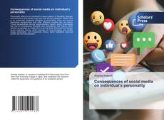 Обложка Consequences of social media on Individual’s personality