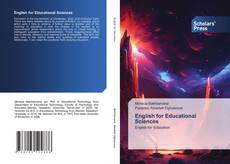 English for Educational Sciences kitap kapağı