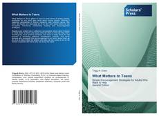 Couverture de What Matters to Teens
