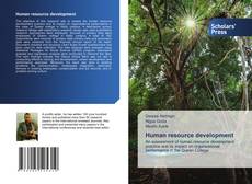 Copertina di Human resource development