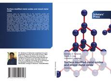 Couverture de Surface modified metal oxides and mixed metal oxide
