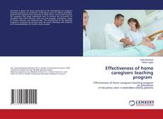 Copertina di Effectiveness of home caregivers teaching program