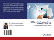 Portada del libro de Bibliometric Analysis of the journal of Program