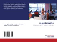 Portada del libro de BUSINESS MODELS