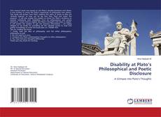 Copertina di Disability at Plato’s Philosophical and Poetic Disclosure