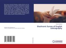 Copertina di Diachronic Survey of English Lexicography