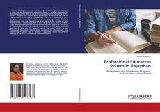 Copertina di Professional Education System in Rajasthan