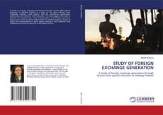 Buchcover von STUDY OF FOREIGN EXCHANGE GENERATION