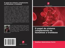 Buchcover von O papel do sistema complemento na hematose e trombose